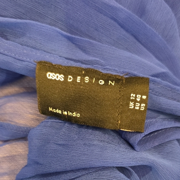 ASOS Cobalt Blue Swim Coverup - Picture 3 of 8